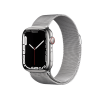 Refurbished Apple Watch Serie 7 | 41mm | Stainless Steel Silber | Silber Milanaiseband | GPS | WiFi + 4G