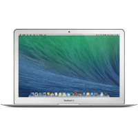 MacBook Air 13 Zoll | Core i5 1,4 GHz | 256 GB SSD | 4 GB RAM | Silber (Anfang 2014) | Qwerty