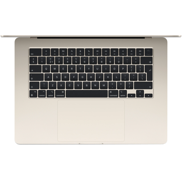 Macbook Air 15 Zoll | Apple M3 8-core | 256 GB SSD | 8 GB RAM | Polarstern (2024) | 10-core GPU | Qwerty