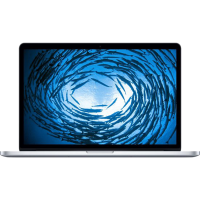 MacBook Pro 15 Zoll | Core i7 2,2 GHz | 256 GB SSD | 16GB RAM | Silber (Mitte 2014) | Retina | Qwerty/Azerty/Qwertz