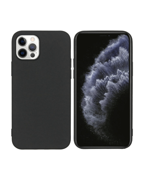 Silikon Backcover für das iPhone 12 | Schwarz