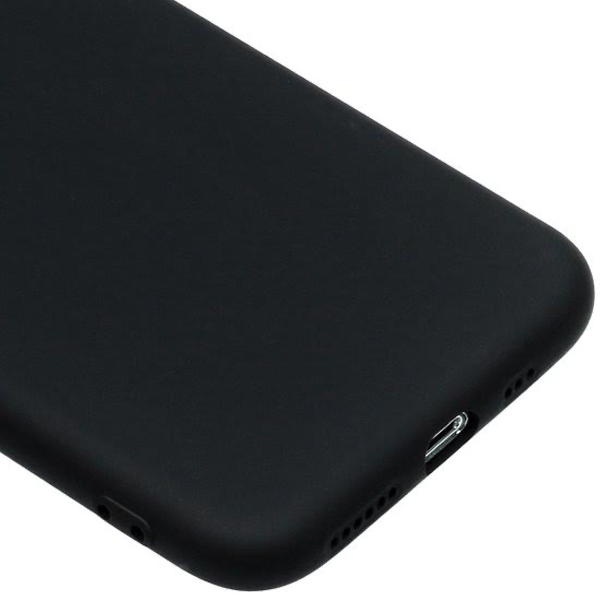 Silikon Backcover für das iPhone 12 | Schwarz