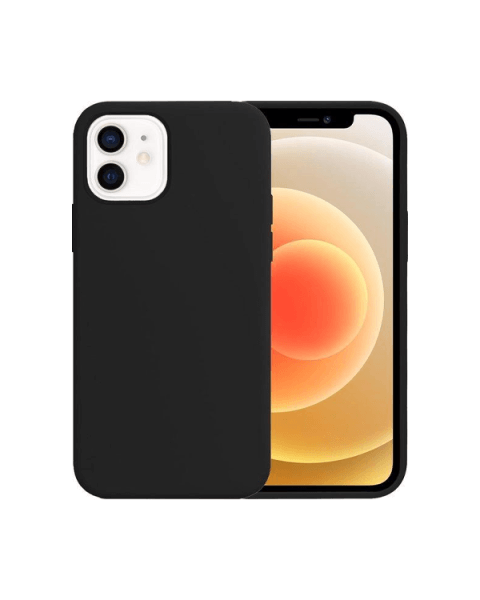 Silikon Backcover für das iPhone 12 Mini | Schwarz