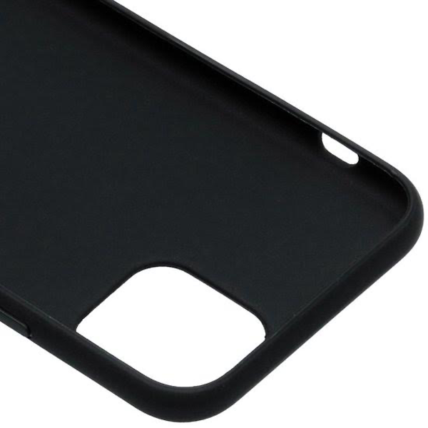 Silikon Backcover für das iPhone 12 Pro | Schwarz