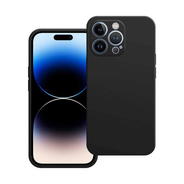 Silikon Backcover für das iPhone 14 Pro Max | Schwarz