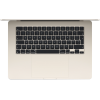 Macbook Air 15 Zoll | Apple M3 8-core | 256 GB SSD | 8 GB RAM | Polarstern (2024) | 10-core GPU | Qwerty